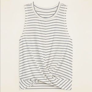 *NWT Old Navy Breath ON Twist-Hem Cropped Tank Top